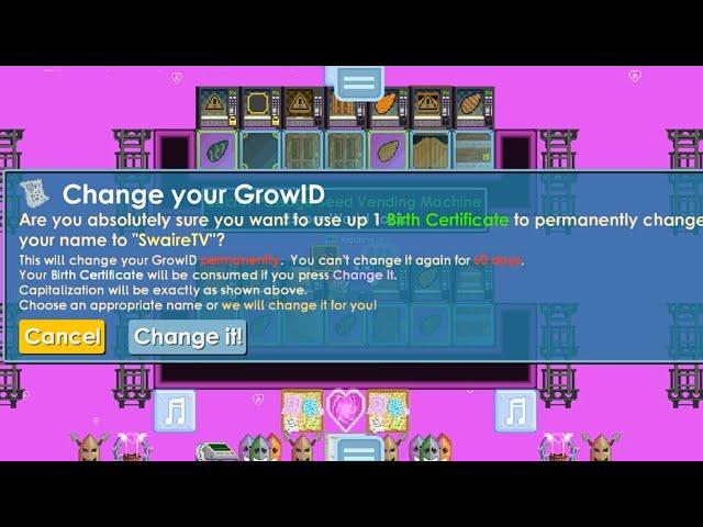 Change GrowID or Growtopia Name tutorial(101)