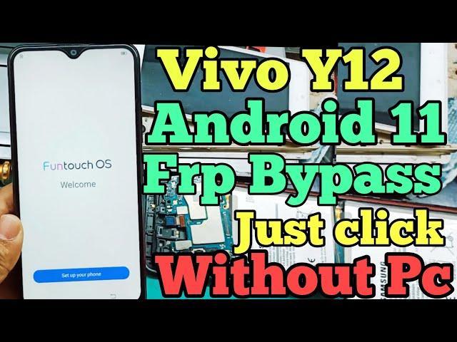 Vivo Y12 Frp bypass Android 11 || Vivo All Android 11 frp bypass final Solution || Vivo 1904 Frp