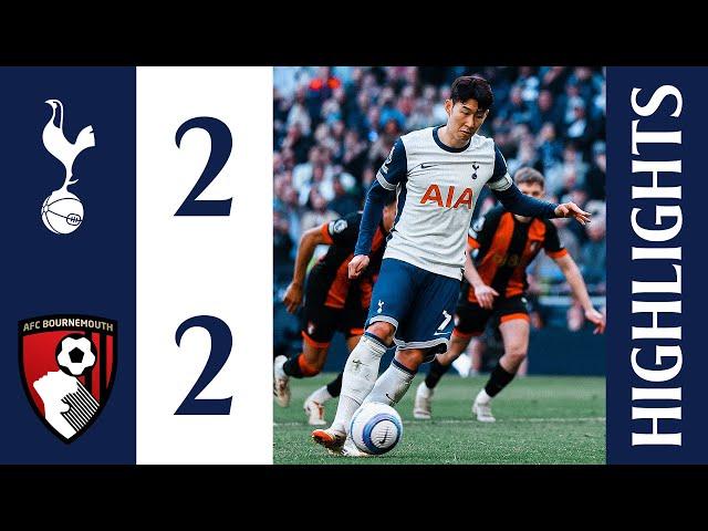 Tottenham Hotspur 2-2 AFC Bournemouth | Premier League Highlights | Sonny scores Panenka!