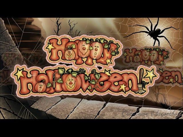 31 октября Праздник Хеллоуин Halloween Красивая видео открытка Вкусное печенье на День Хеллоуина