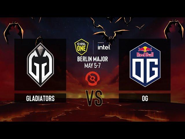 Dota2 - Gladiators vs OG - Game 1 - ESL One Berlin 2023 - Playoffs