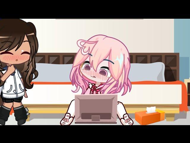 she and her laptop ~ gacha heat ? gacha life trend meme