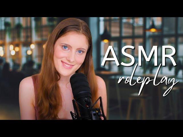 Cute Girl Sits with You at a Cafe - ASMR Roleplay