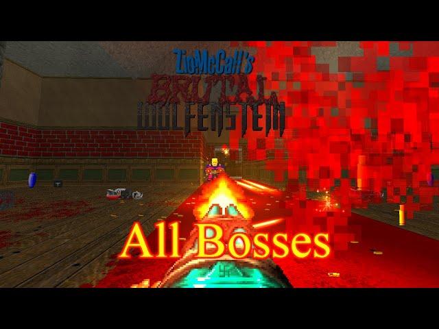 Brutal Wolfenstein 3D (all episode ending bosses)