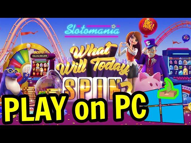  How to PLAY [ Slotomania Slots Casino Games ] on PC ▶ DOWNLOAD and INSTALL Usitility2