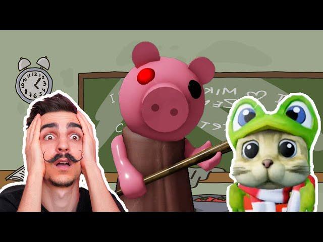 САМАЯ СТРАШНАЯ УЧИЛКА! Проходим Piggy вместе с @RedCatYT