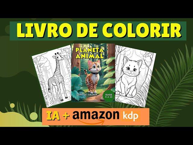 (Amazon KDP) Como CRIAR um LIVRO de colorir CORRETAMENTE com Leonardo A.I - PARA (SER APROVADO)