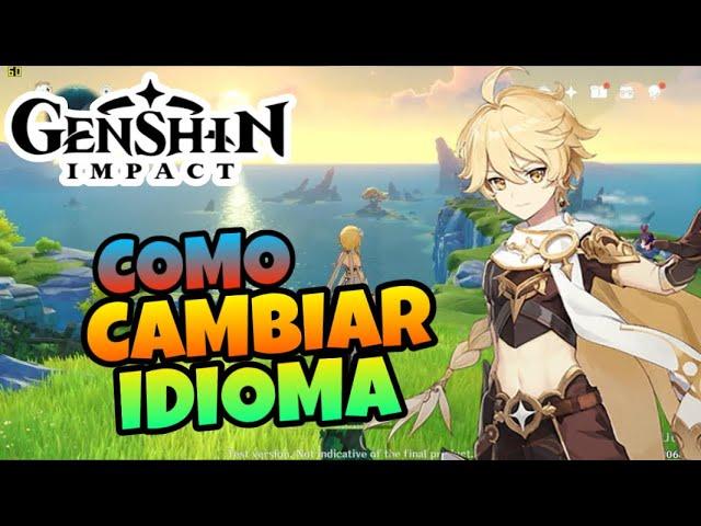  Como CAMBIAR el IDIOMA en GENSHIN IMPACT 