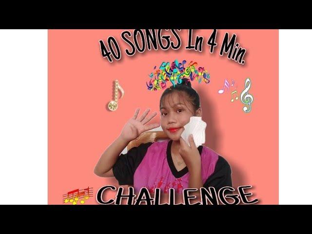 40 SONGS in 4 Min. CHALLENGE(sorry sa panget na boses)  | Vlog #8 || Haidie's Vlog