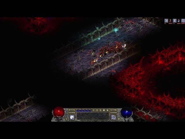 Diablo 1 HD Mod, Tchernobog V0.1.6G, Sorcerer with Guardian Build, kill Diablo on Torment.