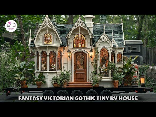 Fantasy Victorian Gothic Tiny House on Wheels: Dream RV Home Design