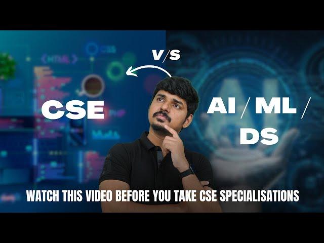 Watch this video before taking CSE Specializations | EAMCET 2023 | Engineering | Telangana and AP