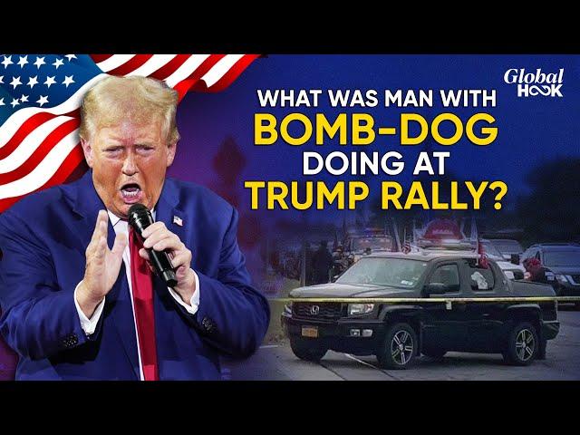 Were Explosives Found Near Trump's Long Island Rally? Police Respond, Question Man With Bomb-Dog