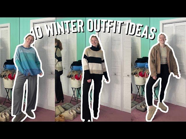 10 WINTER OUTFIT IDEAS | EASY BASIC OUTFITS