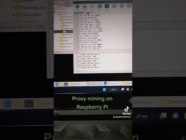 Proxy Mining on Raspberry Pi