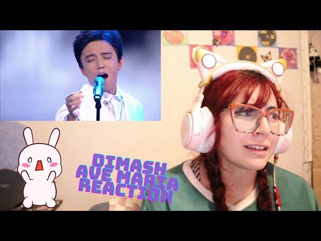 Dimash - AVE MARIA | New Wave 2021 REACTION [Human tuning fork...]