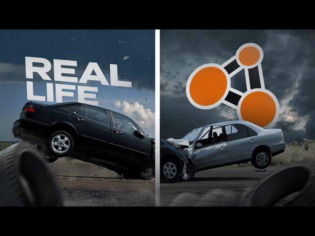 Аварии на реальных событиях в BeamNG.Drive #57