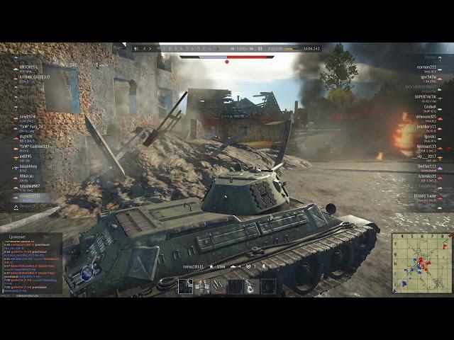 War Thunder Нагиб На T34