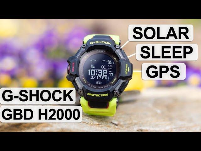 NEW G-SHOCK GBD-H2000 - Solar Powered Fitness Watch [HR, GPS, Thermometer]