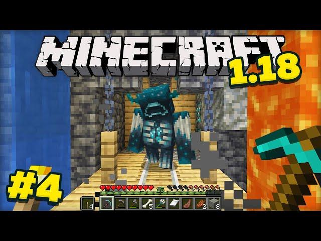 Майнкрафт 1.18 Выживание без модов! Пещеры под скалами в minecraft #4