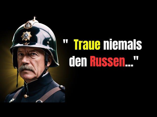 Otto von Bismarck Die besten Zitate und Aussprüche Über Russland, das Volk, die Politik