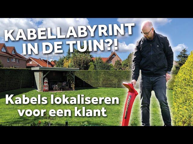 Kabels lokaliseren met de Fisher TW 82P - kunnen we alle kabels in de tuin vinden?