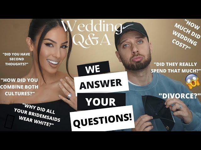 OUR WEDDING Q&A AND REACTING TO YOUR COMMENTS!