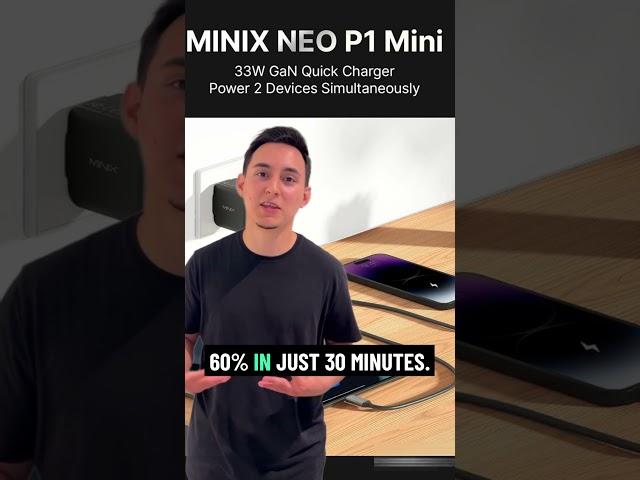  MINIX NEO P1 33W GaN Charger Review – Tiny but POWERFUL!  #FastCharging