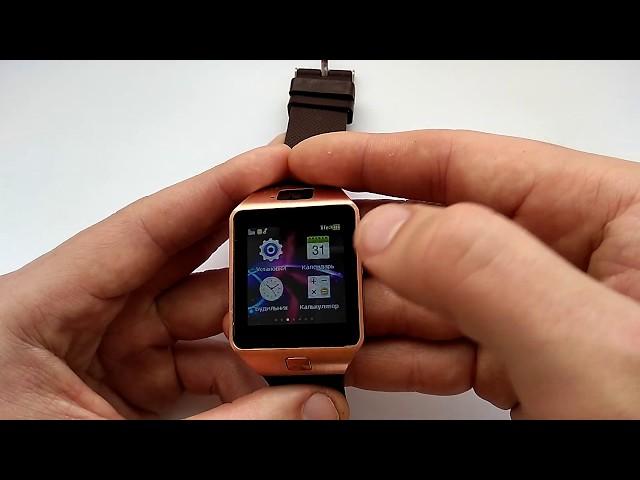 Умные смарт часы DZ09 smartwatch обзор, настройка, инструкция на русском, характеристики, отзывы