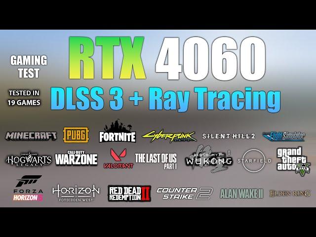 RTX 4060 : Gaming Test With DLSS 3 & Ray Tracing