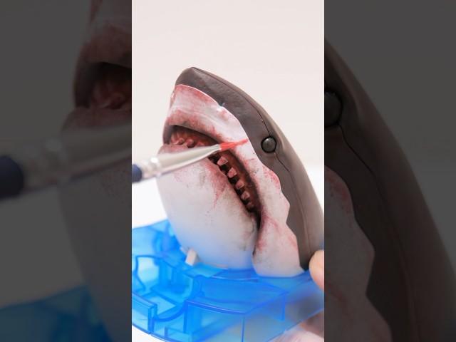 Painting a JAWS Plastic model ジョーズ プラモデル #Shorts