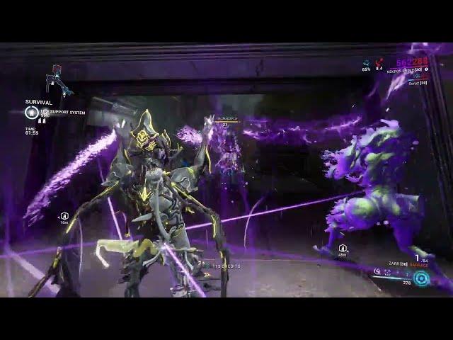 Warframe Gameplay: 20 Minute Survival (Nekros Prime)