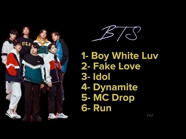 Popular Songs of BTS