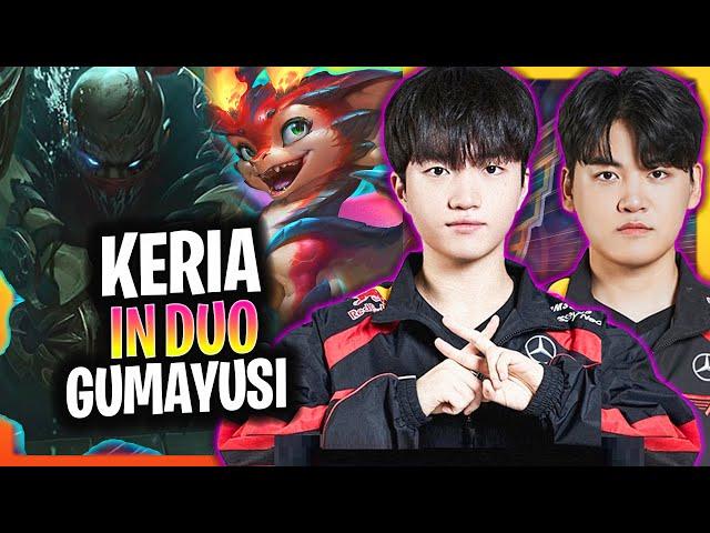 T1 KERIA IN DUO WITH T1 GUMAYUSI! | T1 Keria Plays Pyke Support vs Senna!  Season 2024