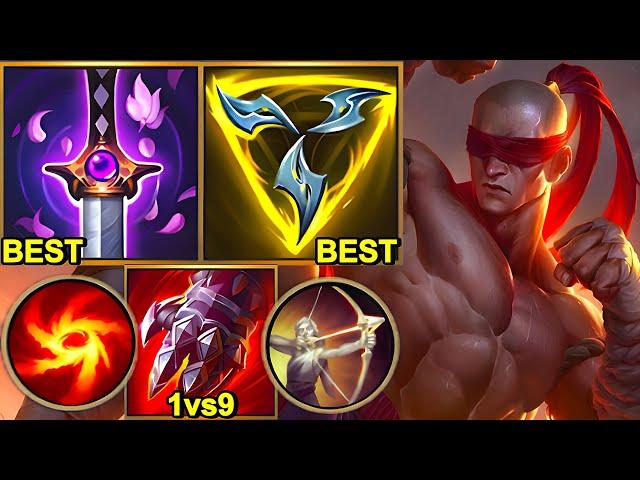 Wild Rift China Lee Sin - 20KILL BROKEN OP LEE SIN BUILD RUNES - Challenger Rank Gameplay