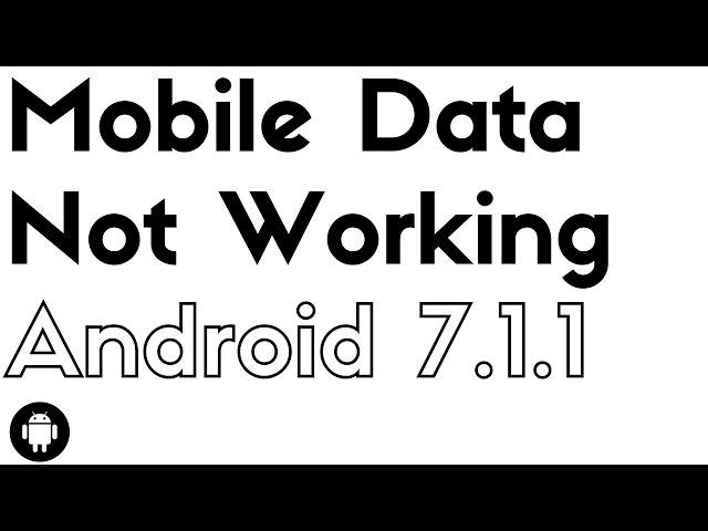 mobile data not working android 7.1.1 nougat solution , CM14,  Lineage OS Easy FiX