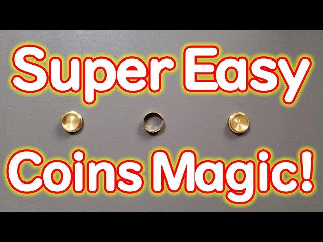 Super Easy Coins Magic! / 誰でもできるコインマジック！ #Shorts