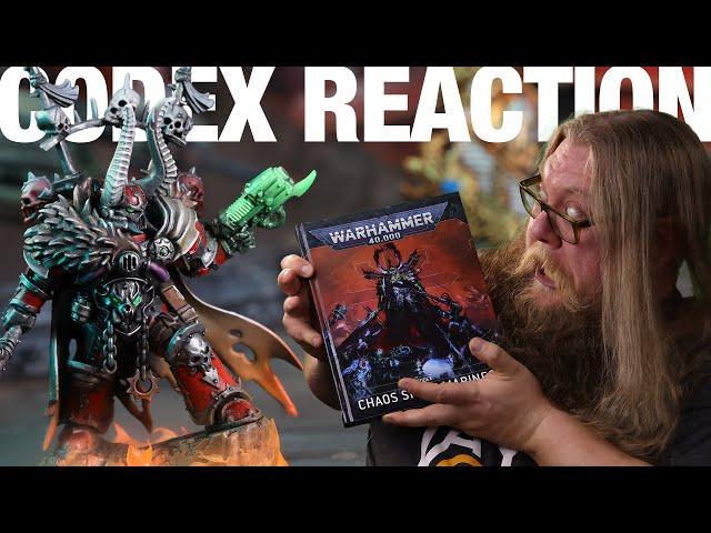 Tycho's thoughts on the new Chaos Space Marine Codex!