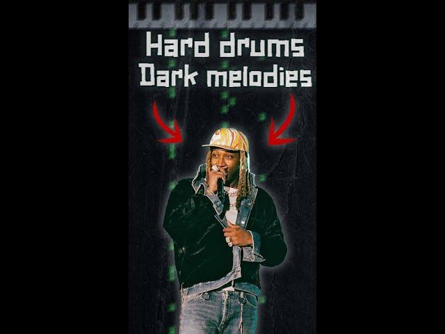 How to make DARK Ambiental beats for FUTURE with HARD DRUMS | FL Studio Tutorial #shorts