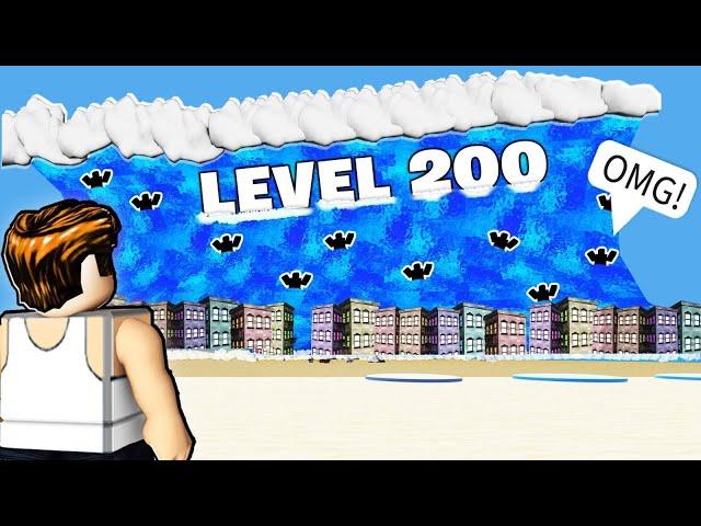 Tsunami Game BUT LEVEL 200 WAVE UNLOCKED!