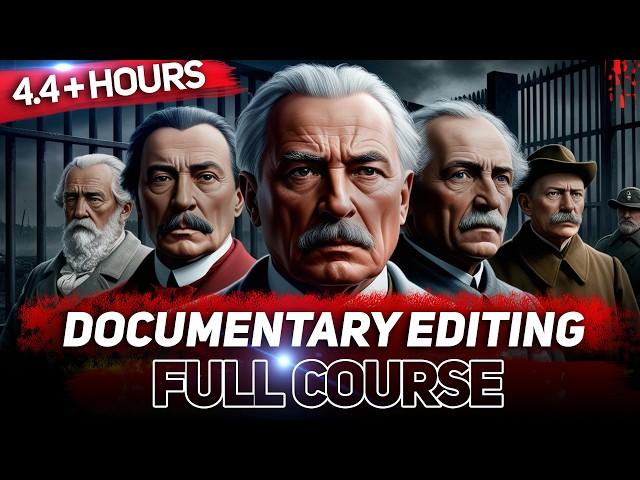 Top YouTuber's Best Documentary Editing Techniques | Full Course 4.49 Hours