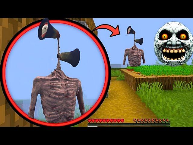 i Found Scary SIREN HEAD  in Minecraft | ( Part-3 ) | Siren Head Minecraft |