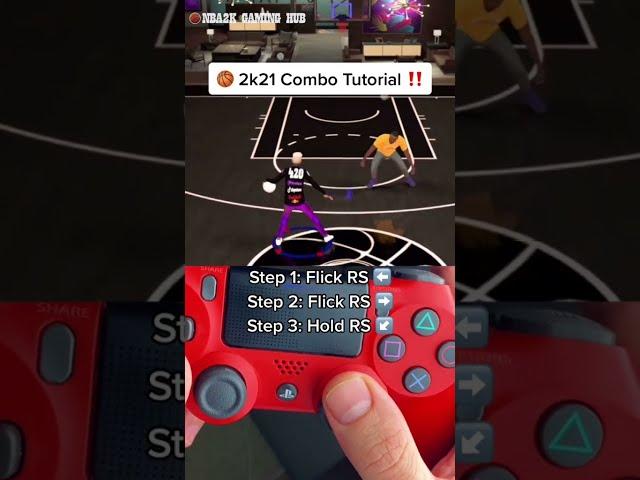 ️ 2k21 Combo Tutorial  | NBA 2K Gaming Hub #Shorts