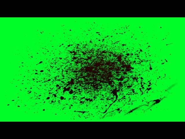 Blood Splatter 03 Green Screen Chroma Key Effects AAE