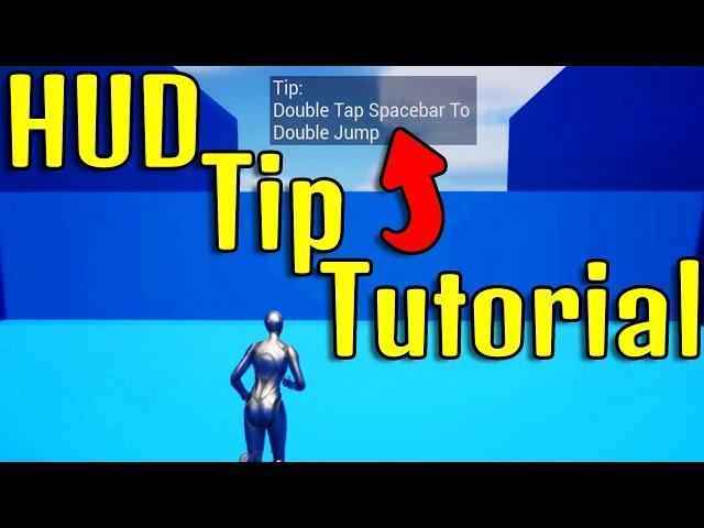 How To Make & Trigger Simple HUD Tips | Unreal Engine 5 Tutorial