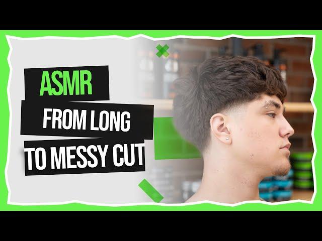 Messy haircut by MC Barber - ASMR