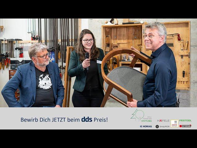 Jetzt bewerben! 12.000 Euro Preisgeld warten für Talente im Holzhandwerk. dds-Preis 2023