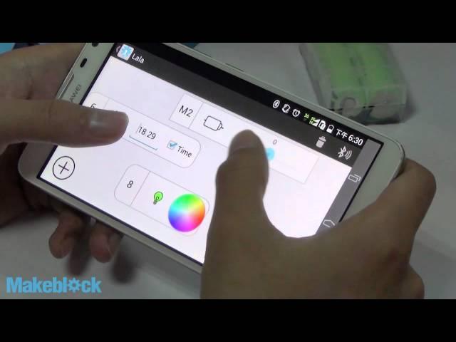 Makeblock Sensor Demo: Scene 9 Bluetooth Control