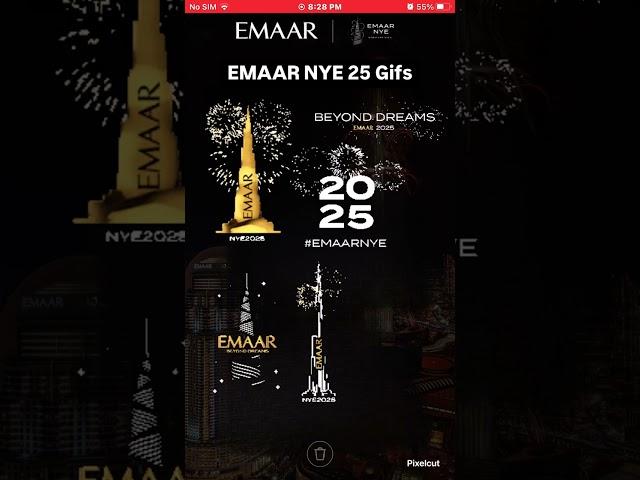 EMAAR NYE 2025 SOCIAL MEDIA GIPHY