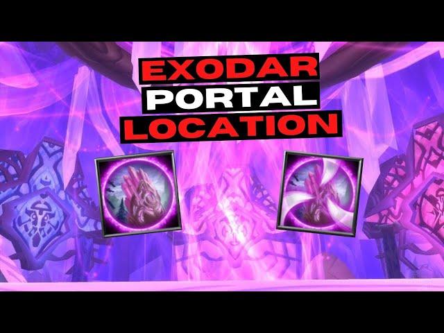 How To Get The Exodar City Mage Portal | Classic Wow TBC